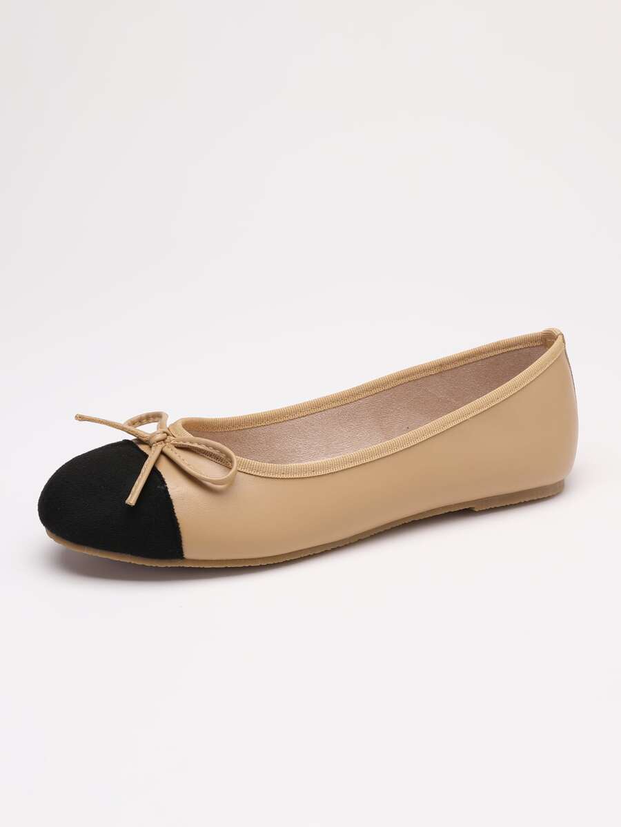 Ballet Flat Shoes, Spring/Autumn Low-Top Soft Sole Comfortable Lightweight Bow-Knot Granny Fashion Work & Casual Women's Shoes, Brown - Image 23