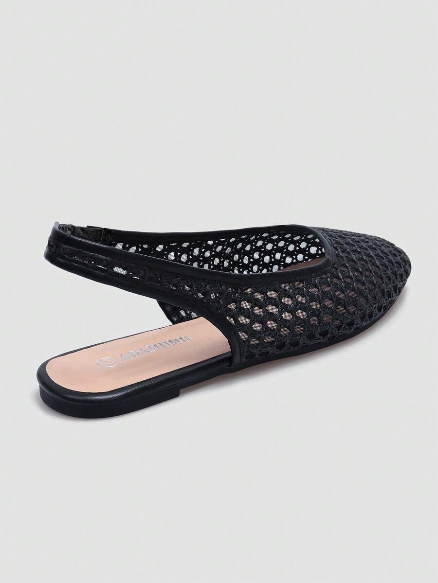 ADAMUMU New Women's High-End Fashion Comfortable Raffia Woven Flat Shoes, Cute For Daily Wear, Spring/Summer Holiday, Vacationcore - Image 3