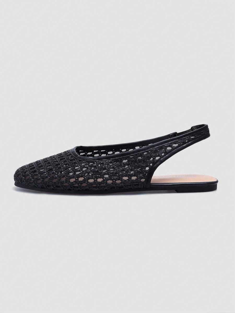 ADAMUMU New Women's High-End Fashion Comfortable Raffia Woven Flat Shoes, Cute For Daily Wear, Spring/Summer Holiday, Vacationcore - Image 4