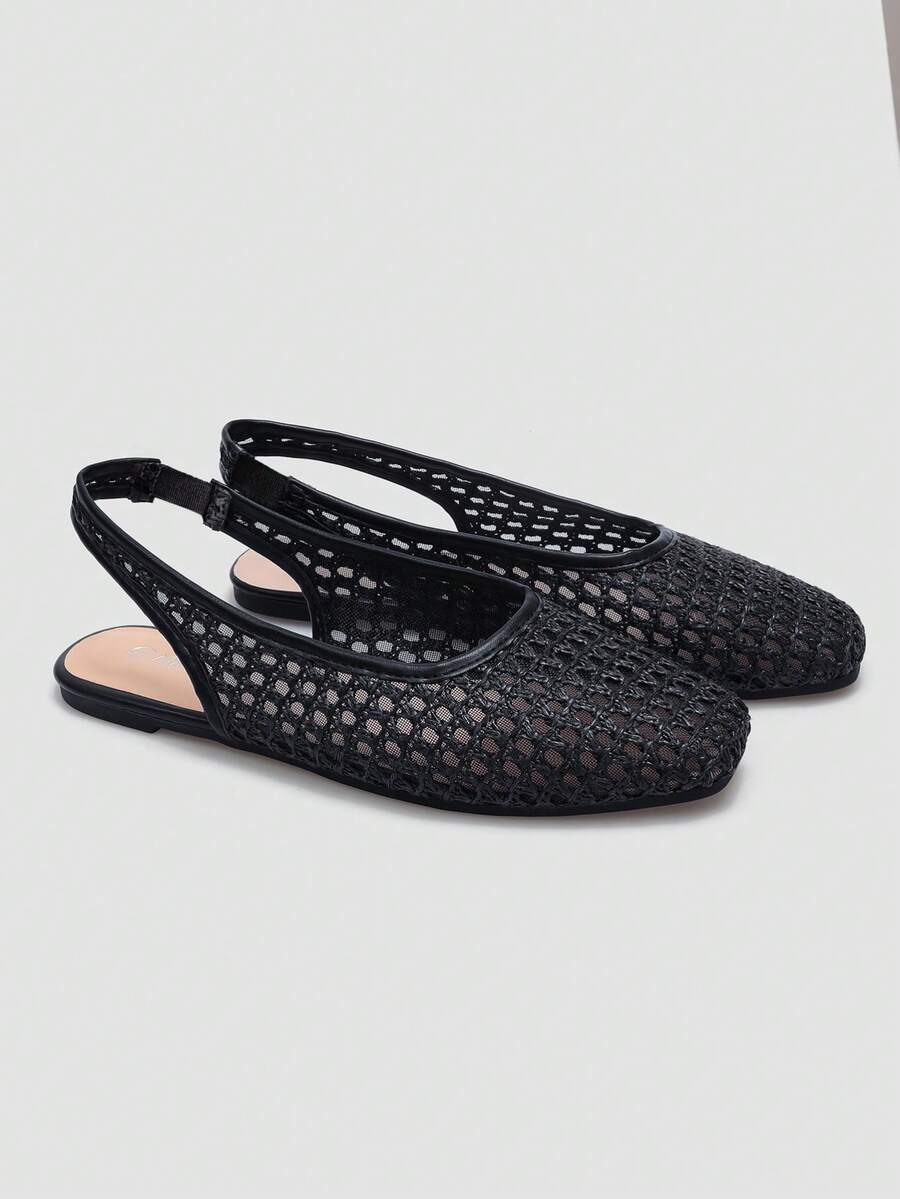 ADAMUMU New Women's High-End Fashion Comfortable Raffia Woven Flat Shoes, Cute For Daily Wear, Spring/Summer Holiday, Vacationcore - Image 7