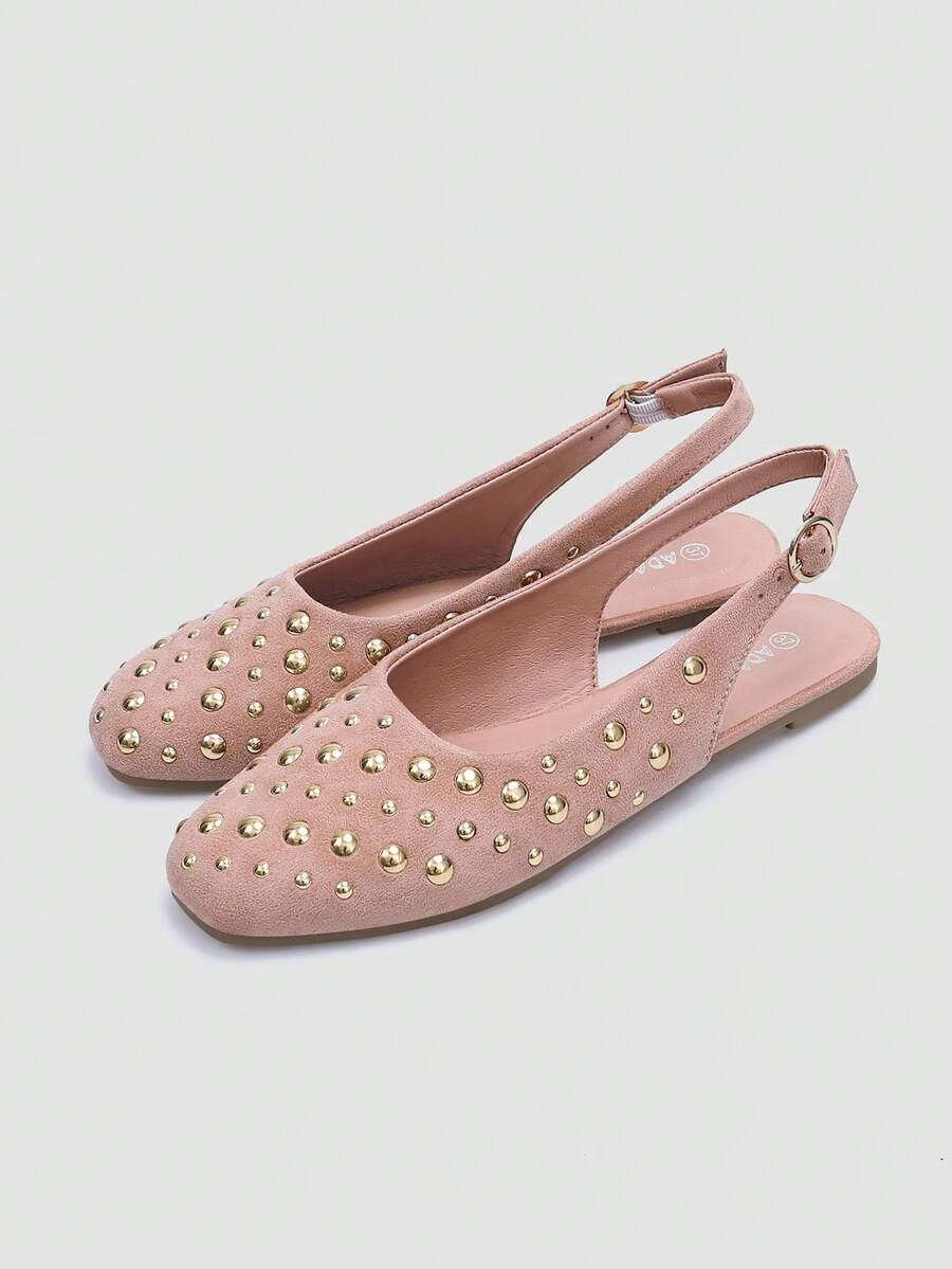 ADAMUMU New Women's High-Fashion Comfortable Sequin Flat Shoes, Cute For Everyday And Party Wear, Holiday & Spring/Summer - Image 3