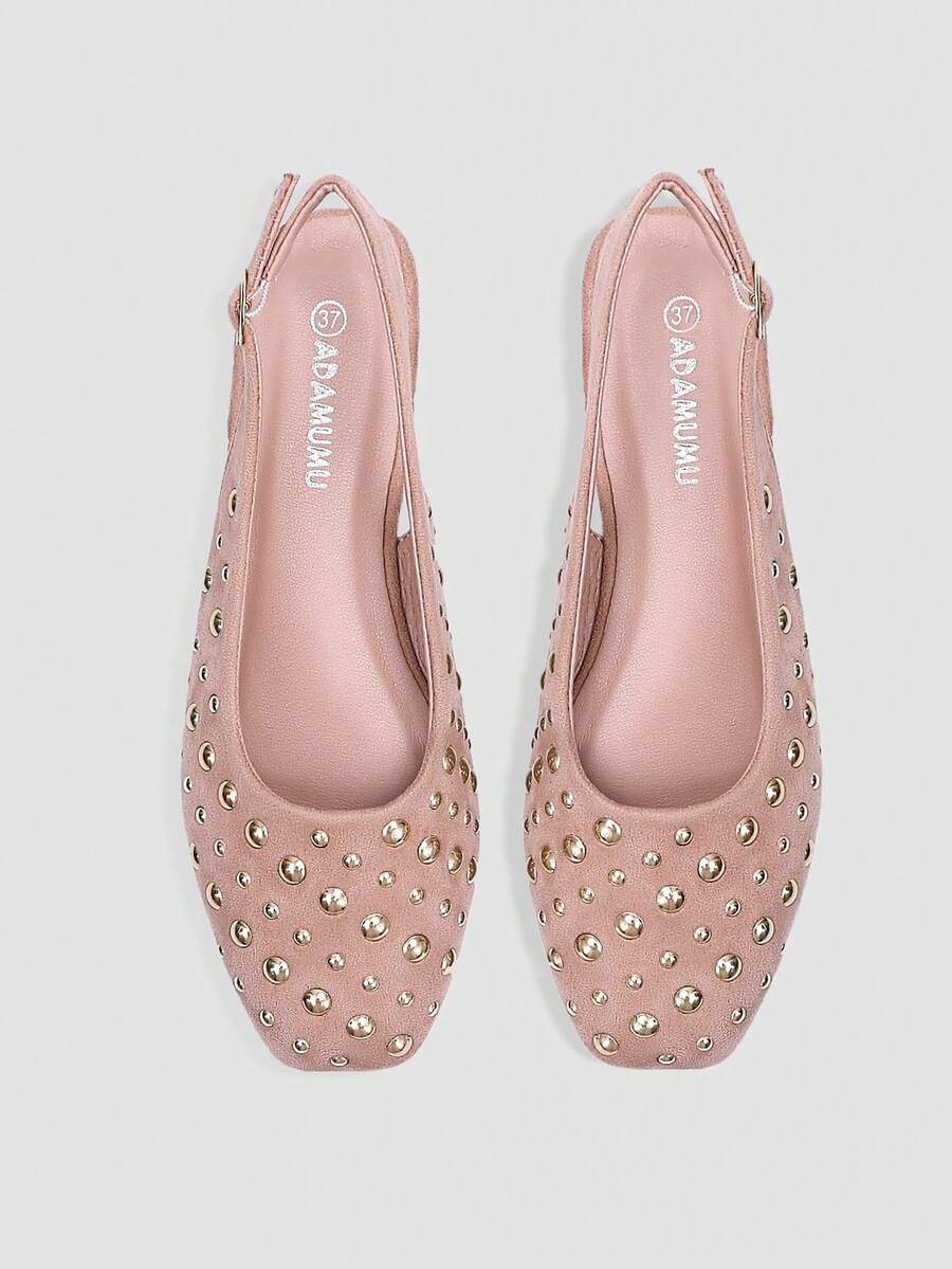 ADAMUMU New Women's High-Fashion Comfortable Sequin Flat Shoes, Cute For Everyday And Party Wear, Holiday & Spring/Summer - Image 1