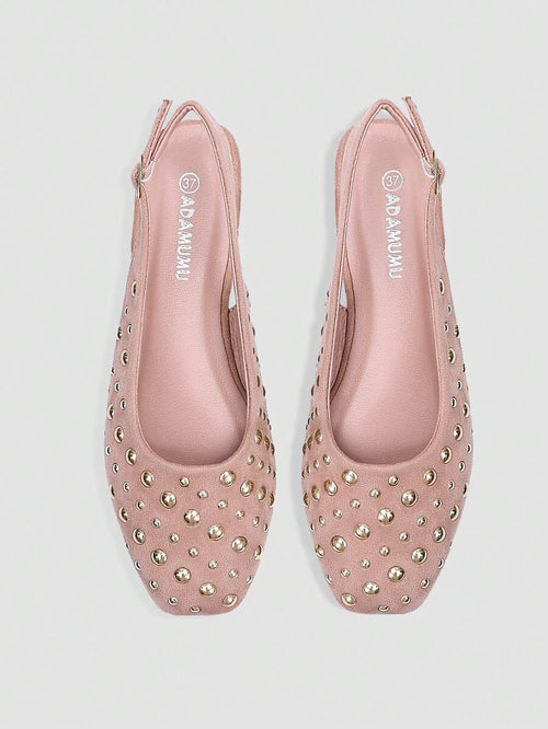 ADAMUMU New Women's High-Fashion Comfortable Sequin Flat Shoes, Cute For Everyday And Party Wear, Holiday & Spring/Summer - Image 1