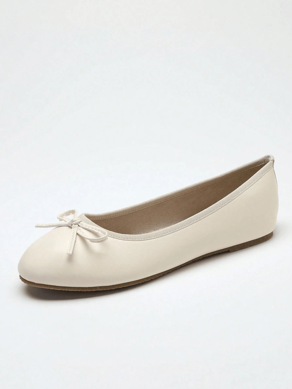 Women's Brown Ballet Flat Shoes, Low-Top Soft Sole Comfortable Lightweight Bow-Knot Granny Style Fashion Work & Casual Wear, Spring/Autumn - Image 13