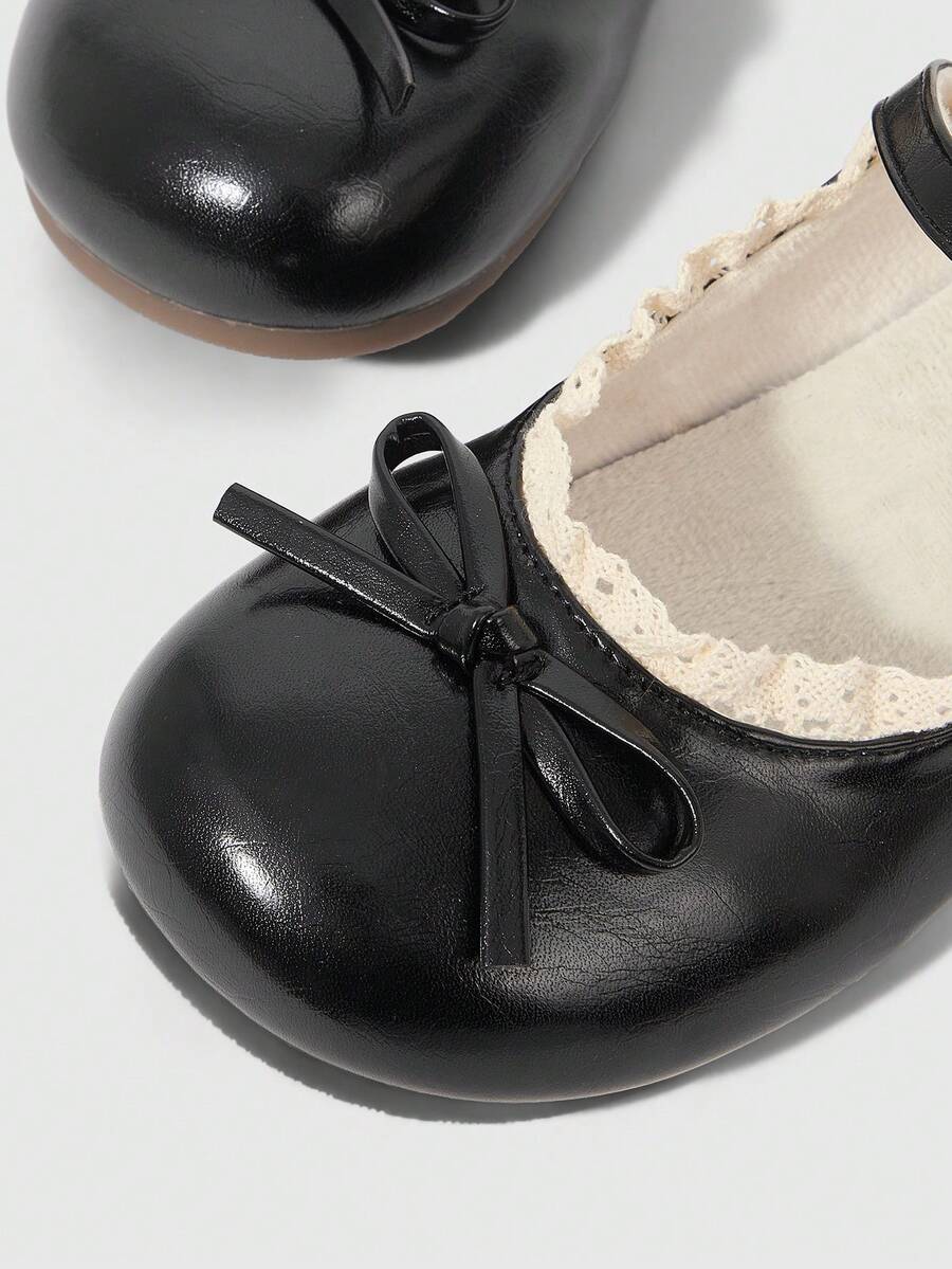 ROMWE Kawaii Women Shoes Brown Loafers Closed Toe Mary Jane Shoes Bow Lace Lolita Shoes Ballet Dance Shoes Women's Flat Shoes - Image 5