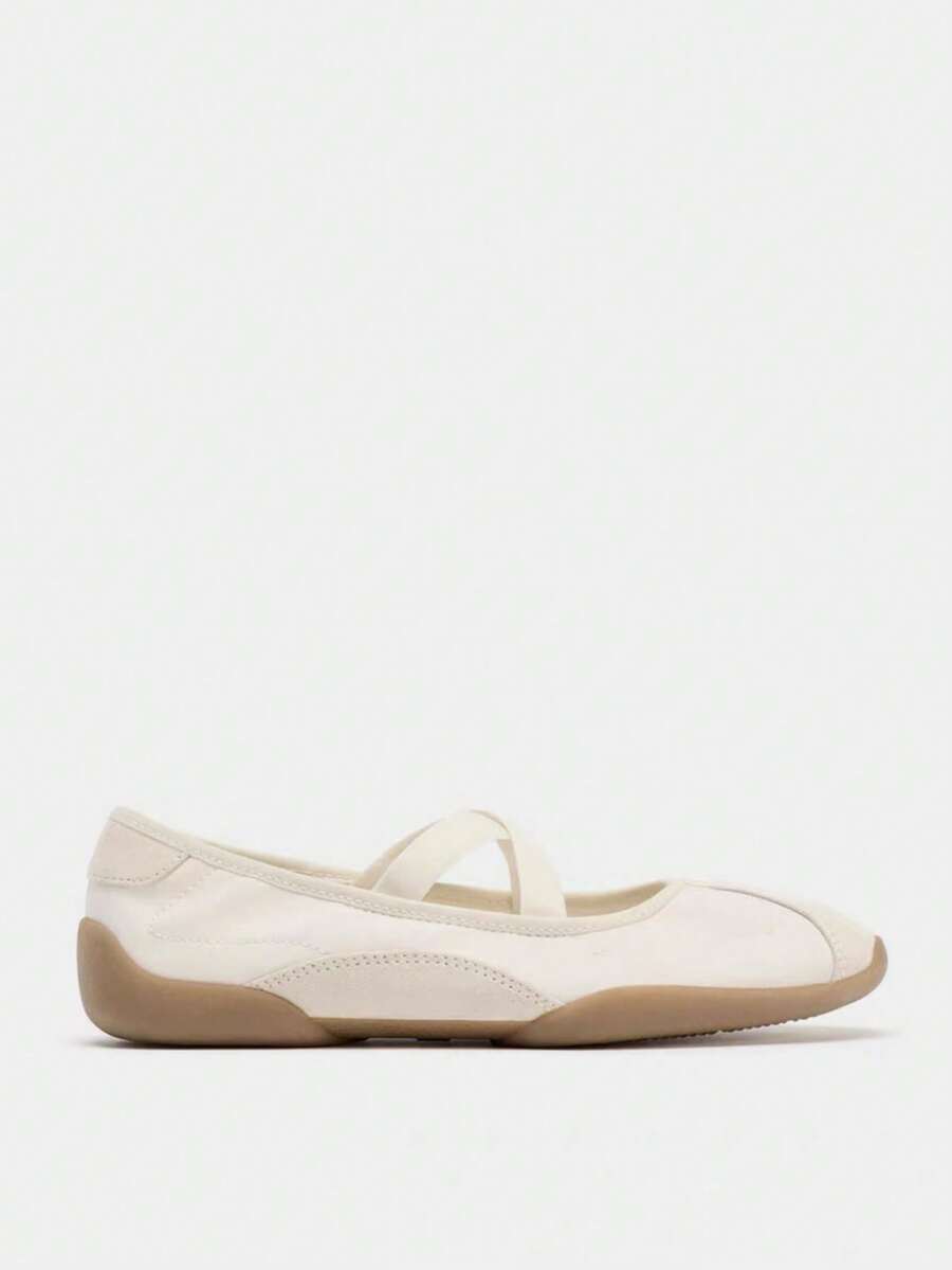 Spring/Summer New Women Shoes, Elastic Band Fashion Ballet Dance Sneakers,Mothers Day Gift - Image 3