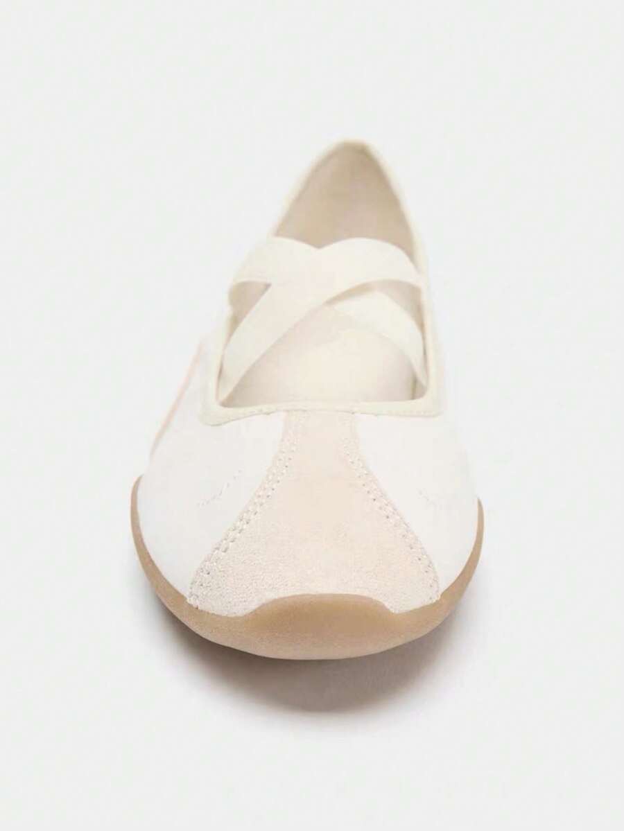 Spring/Summer New Women Shoes, Elastic Band Fashion Ballet Dance Sneakers,Mothers Day Gift - Image 5