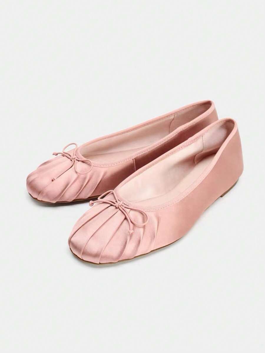 2026 Spring/Summer New Women's Shoes, Bow Decor Ballet Flats,Mothers Day Gift - Image 5