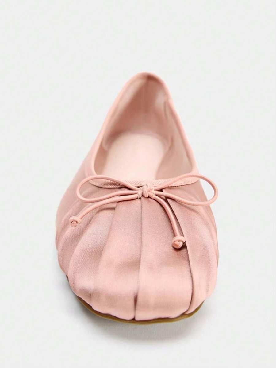 2026 Spring/Summer New Women's Shoes, Bow Decor Ballet Flats,Mothers Day Gift - Image 4