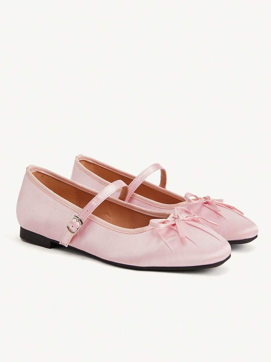 CUCCOO CHICEST Women's Flat Slip-On Shoes, Mesh Embroidery Square Toe Mules, Elegant & Charming Style Wedding Shoes Spring Shoes Bride Shoes - Image 17