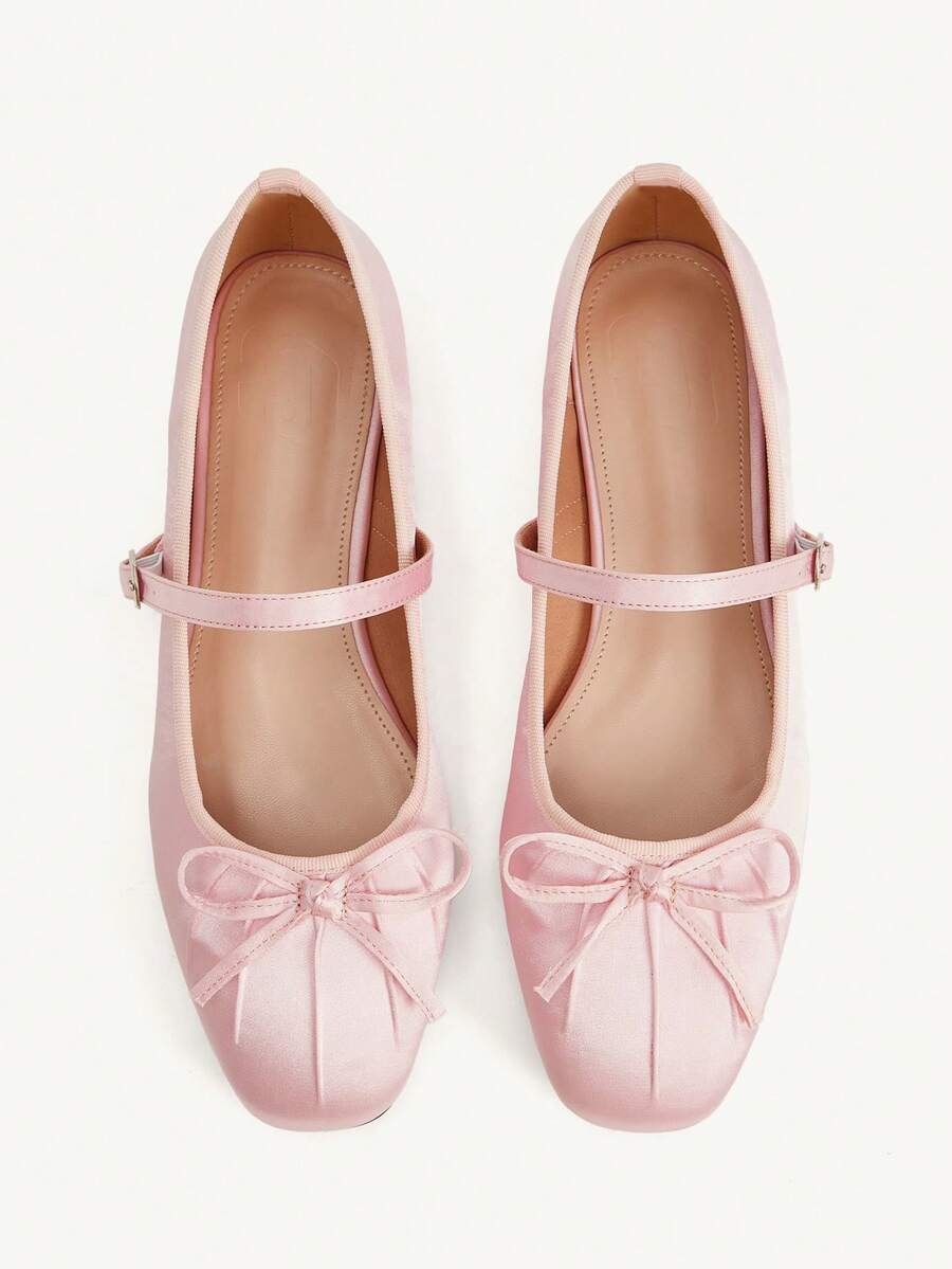 CUCCOO CHICEST Women's Flat Slip-On Shoes, Mesh Embroidery Square Toe Mules, Elegant & Charming Style Wedding Shoes Spring Shoes Bride Shoes - Image 16