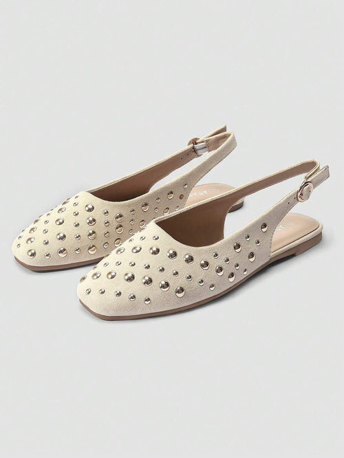 ADAMUMU New Women's High-Fashion Comfortable Sequin Flat Shoes, Cute For Daily And Party Wear, Holiday & Spring/Summer - Image 2