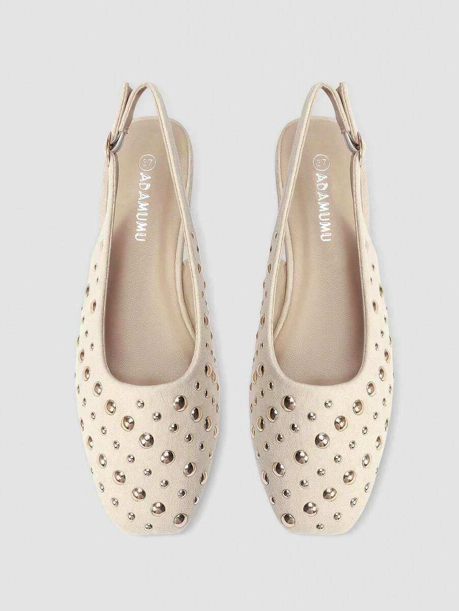 ADAMUMU New Women's High-Fashion Comfortable Sequin Flat Shoes, Cute For Daily And Party Wear, Holiday & Spring/Summer - Image 1