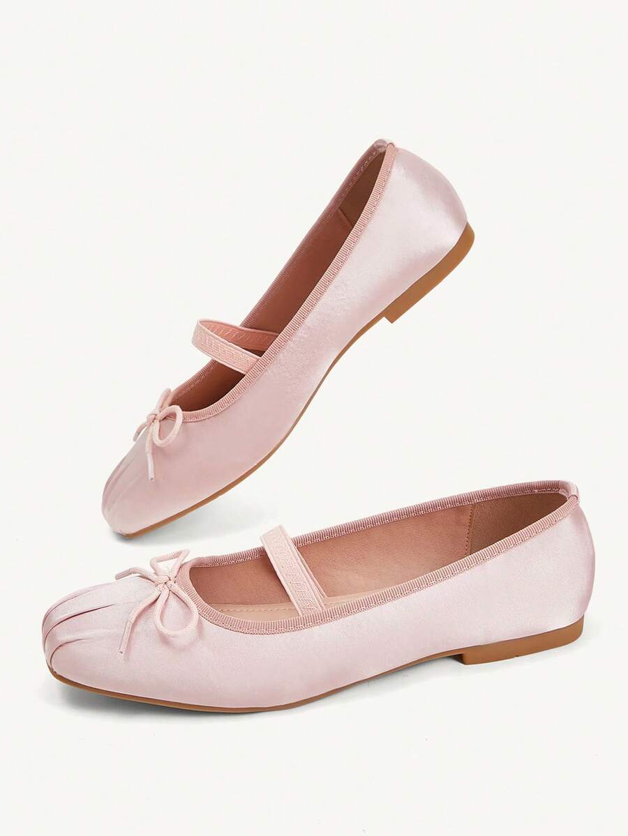 CUCCOO CHICEST Women's Flat Slip-On Shoes, Mesh Embroidery Square Toe Mules, Elegant & Charming Style Wedding Shoes Spring Shoes Bride Shoes - Image 6