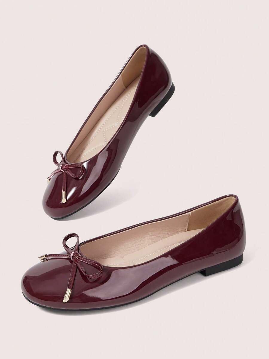 CUCCOO DOLLMOD Women's Flats, Square Toe Ballet Flats, Comfortable Slip-On Dress Business Leisure Work Office Ballet Shoes Flats - Image 4