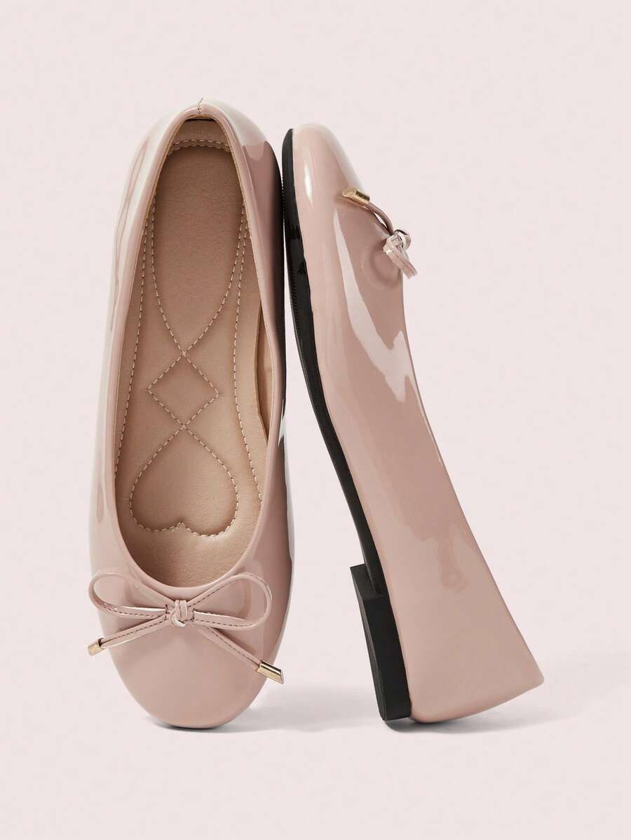 Ballet Flat Shoes, Spring/Autumn Low-Top Soft Sole Comfortable Lightweight Bow-Knot Granny Fashion Work & Casual Women's Shoes, Brown - Image 19