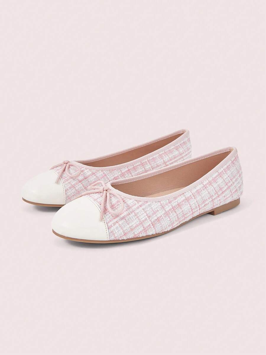 ROMWE Kawaii Women's Red Mary Jane Loafers, Closed Toe, Bow Lace Lolita Ballet Flats For Christmas Y2K 2000s Style - Image 25