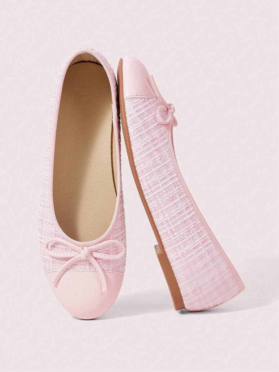 Ballet Flat Shoes, Spring/Autumn Low-Top Soft Sole Comfortable Lightweight Bow-Knot Granny Fashion Work & Casual Women's Shoes, Brown - Image 29