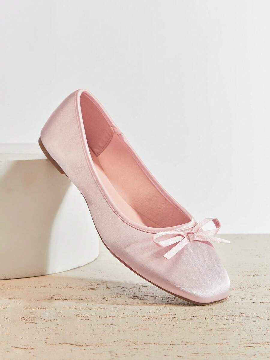 CUCCOO CHICEST Women's Flat Slip-On Shoes, Mesh Embroidery Square Toe Mules, Elegant & Charming Style Wedding Shoes Spring Shoes Bride Shoes - Image 24